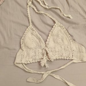 Kendall & Kylie crochet crop top